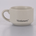 Conjunto de 6 chávenas de café em porcelana 90ml com suporte Victionary Week Estoque