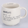 Conjunto de 3 canecas empilháveis em grés 350ml com inscrições Victionary L Saldos