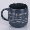Conjunto de 3 canecas empilháveis em grés 350ml com inscrições Victionary L Estoque