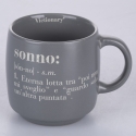 Conjunto de 3 canecas empilháveis em grés 350ml com inscrições Victionary L Escolha