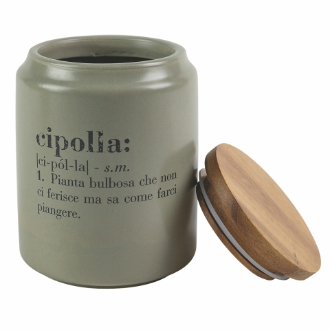 Recipiente para cebola em grés com tampa 1,6L Victionary F Promoção