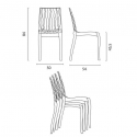 Conjunto de mesa quadrada branca c/2 Cadeiras Transparentes 70x70 Titanium Medidas