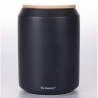 Frasco preto para bolachas com tampa de bambu 1,6L Victionary G Oferta