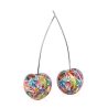 Estátua Escultura de Cerejas Duplas em Resina Pop Art Graffiti Alma-PA Oferta
