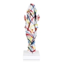 Estátua de cabeça de cavalo multicolor em resina Knyph-PA Oferta