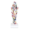 Estátua de cabeça de cavalo multicolor em resina Knyph-PA Oferta