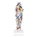 Estátua de cabeça de cavalo multicolor em resina Knyph-PA Saldos