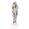 Estátua de cabeça de cavalo multicolor em resina Knyph-PA Saldos
