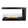 Lareira embutida a bioetanol trifacial biocamino 3 Lados 90x50 Maratea 90 Oferta