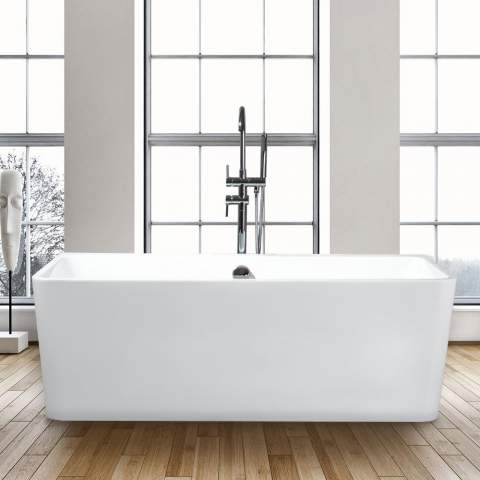 Banheira rectangular Indipendente Design moderno Icaria