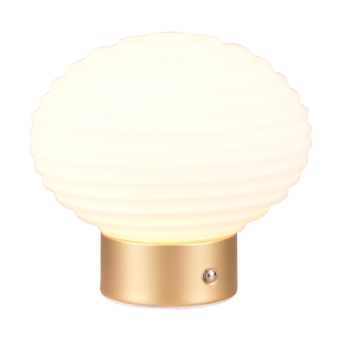 Lâmpada de mesa LED moderna com bateria recarregável Naira Promoção