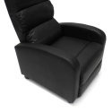 Poltrona reclinável Ergonómica Pele sintética c/Apoio para os pés Manual Alice 