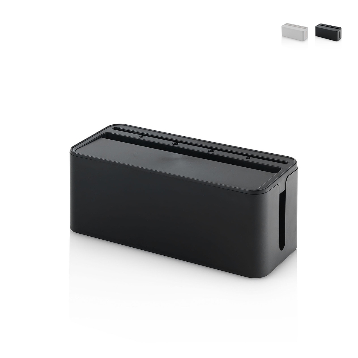 Organizador de cabos com caixa salva-espaço para multitoques Herb