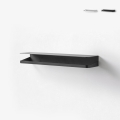 Prateleira reversível de parede em metal opaco design moderno Ryo Promoção