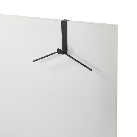 Cabide de porta em metal preto Trim Promoção
