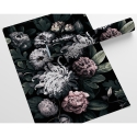Papel de Parede Floral para Quarto Shabby Chic Floreale Scura Descontos