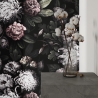 Papel de Parede Floral para Quarto Shabby Chic Floreale Scura Saldos