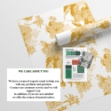 Papel de parede floral vintage artístico branco e amarelo Toile de Jouy Escolha