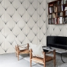 Papel de parede geométrico design vintage preto e branco Art Déco Venda