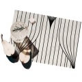 Conjunto de 2 bases de jantar laváveis design vintage 42x30 Art Déco Promoção