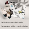 Conjunto Battiti de 2 bases de mesa para pequeno-almoço laváveis 42x30 Venda