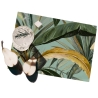 Conjunto de 2 individuais design botânico 42x30 cm Verde Floresta Promoção