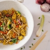 Wok saltapasta antiaderente em alumínio 28cm Bisetti Stonewhite Saldos