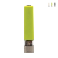 Moinho de sal e pimenta elétrico design transparente 20cm Bisetti Promoção