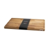 Tábua de corte em madeira 45x30x2cm com borda para recolher sucos Bisetti Oferta