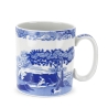 Conjunto 4 chávenas em porcelana com pires decorados estilo inglês Blue Italian Promoção