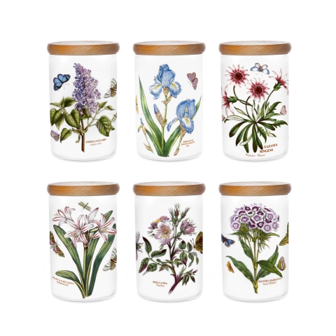 Portmeirion Botanic Garden pote de porcelana 18 cm para café açúcar Promoção