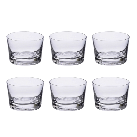 Conjunto com 6 copinhos de licor de vidro cônicos para cozinha bar restaurante Mexico Promoção