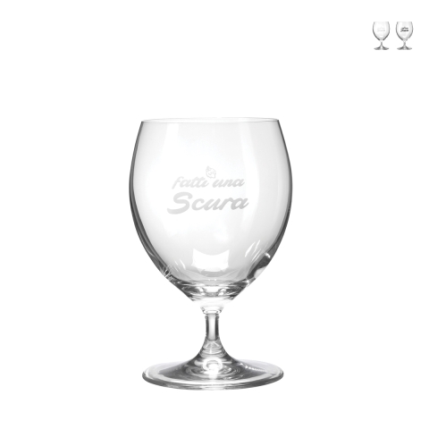 Conjunto 2 copos para cerveja pub restaurante cozinha 600ml Fatti Una Scura Promoção