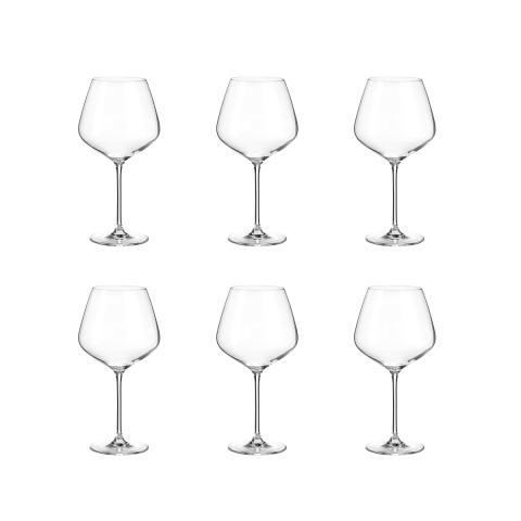 Conjunto 6 copos burgundy restaurante bar cozinha design gota 950ml Sinfonia Promoção