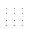 Conjunto de 6 copos de vinho de degustação 320ml em vidro cristalino Shanghai Promoção