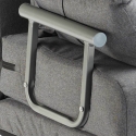 Sofá-cama dobrável p/Apartamentos pequenos Prático Simples Almofadas Deborah twin 