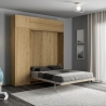 Cama de casal retrátil 160x190cm com coluna e armários Kentaro Catálogo
