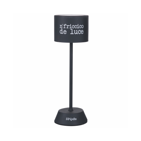 Lâmpada de mesa touch LED recarregável ajustável SPQeRe N’Friccico Promoção
