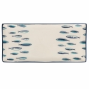 Conjunto de 2 Pratos Retangulares de Servir em Cerâmica 36x16cm Marechiaro Oferta