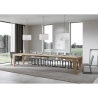 Mesa extensível moderna para 16 pessoas 90x160-420 Spimbo Saldos