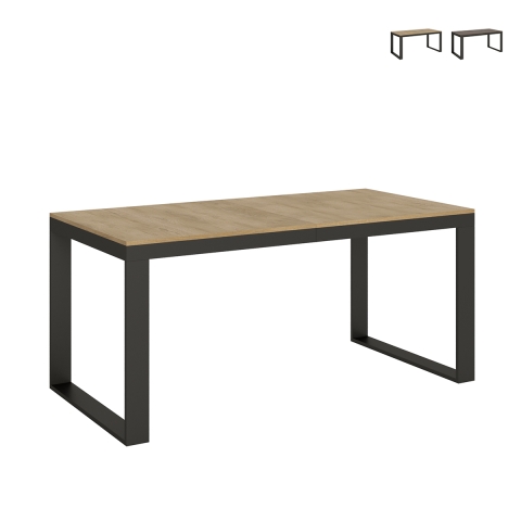 Tavolo allungabile 18 lugares design industrial 90×180-440 Tecno Evolution Promoção
