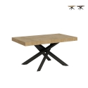 Mesa extensível design urbano moderno 18 pessoas 90×160-420 Volantis Oferta