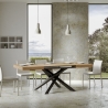 Mesa extensível design urbano moderno 18 pessoas 90×160-420 Volantis Modelo