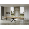 Mesa extensível design urbano moderno 18 pessoas 90×160-420 Volantis Características