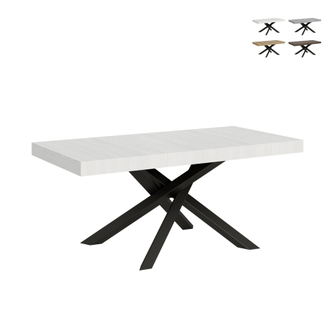 Mesa extensível moderna sala de estar 18 pessoas 90×180-440 Volantis Promoção