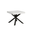 Mesa quadrada extensível moderna 90×90-194 Clerk Custo