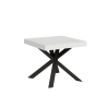Mesa quadrada extensível moderna 90×90-194 Clerk Custo