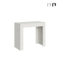 Consola extensível cozinha design contemporâneo 90x42-198 Emy Small Promoção