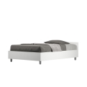 Cama de solteiro e meio com estrado branco cinza 120x190 Nuamo Venda