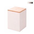 Grande pote de cozinha 10x10x14,5cm em grês tampa 1080ml Modern Promoção